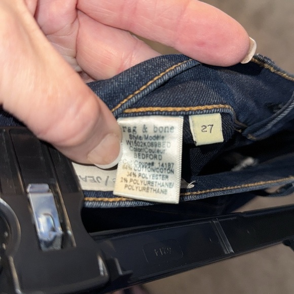 Rag & Bone Womens Dark Wash Skinny Jeans Bedford Size 27. B3 - Picture 7 of 7